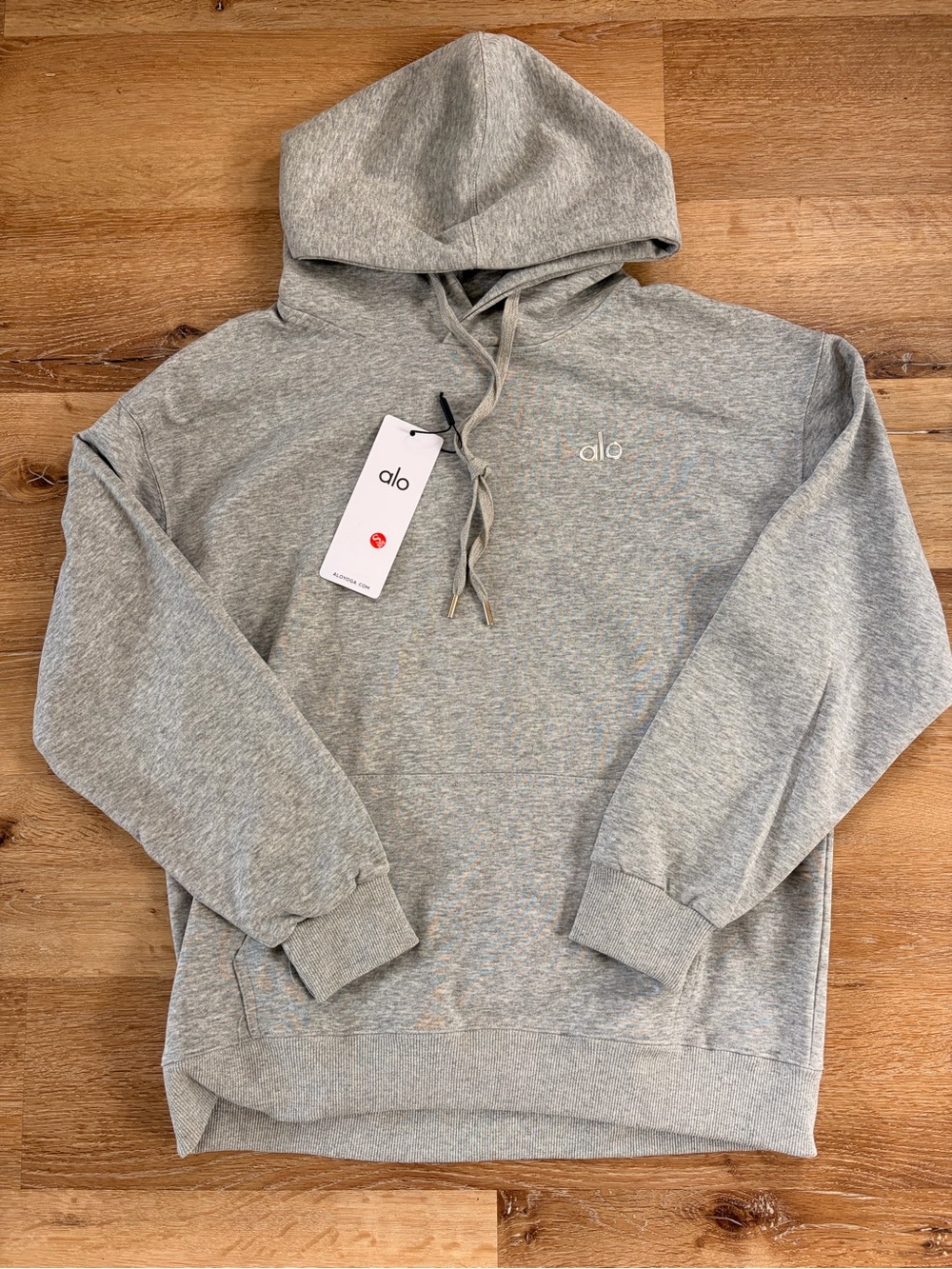 Alo Yoga Grey Pullover Hoodie
